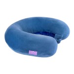 VIAGGI Cooling Gel Silicon Travel Neck Pillow - Blue